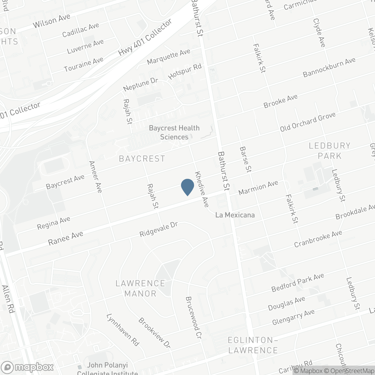 33 REGINA AVENUE, Toronto, Ontario M6A 1R4